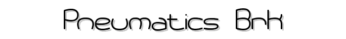 Pneumatics BRK font
